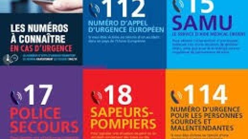 Numéro des Services d'urgences