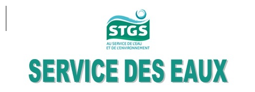 STGS : relève des compteurs d'eau
