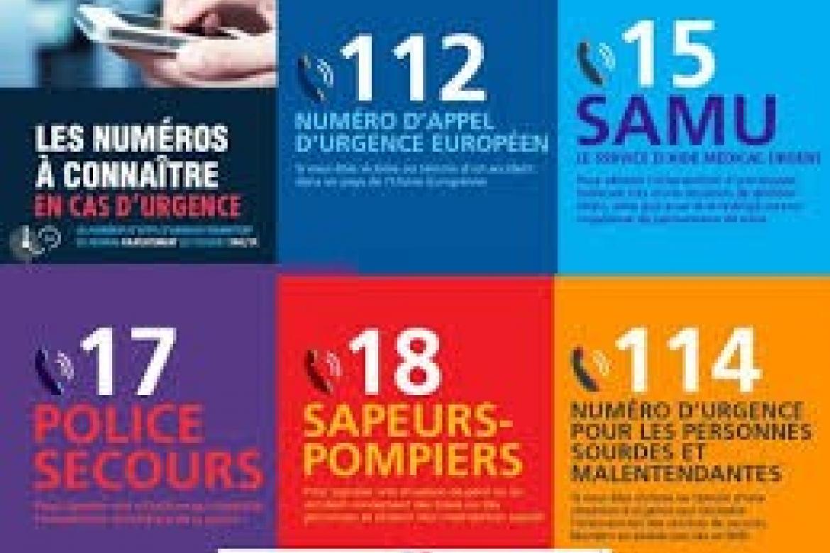 Numéro des Services d'urgences